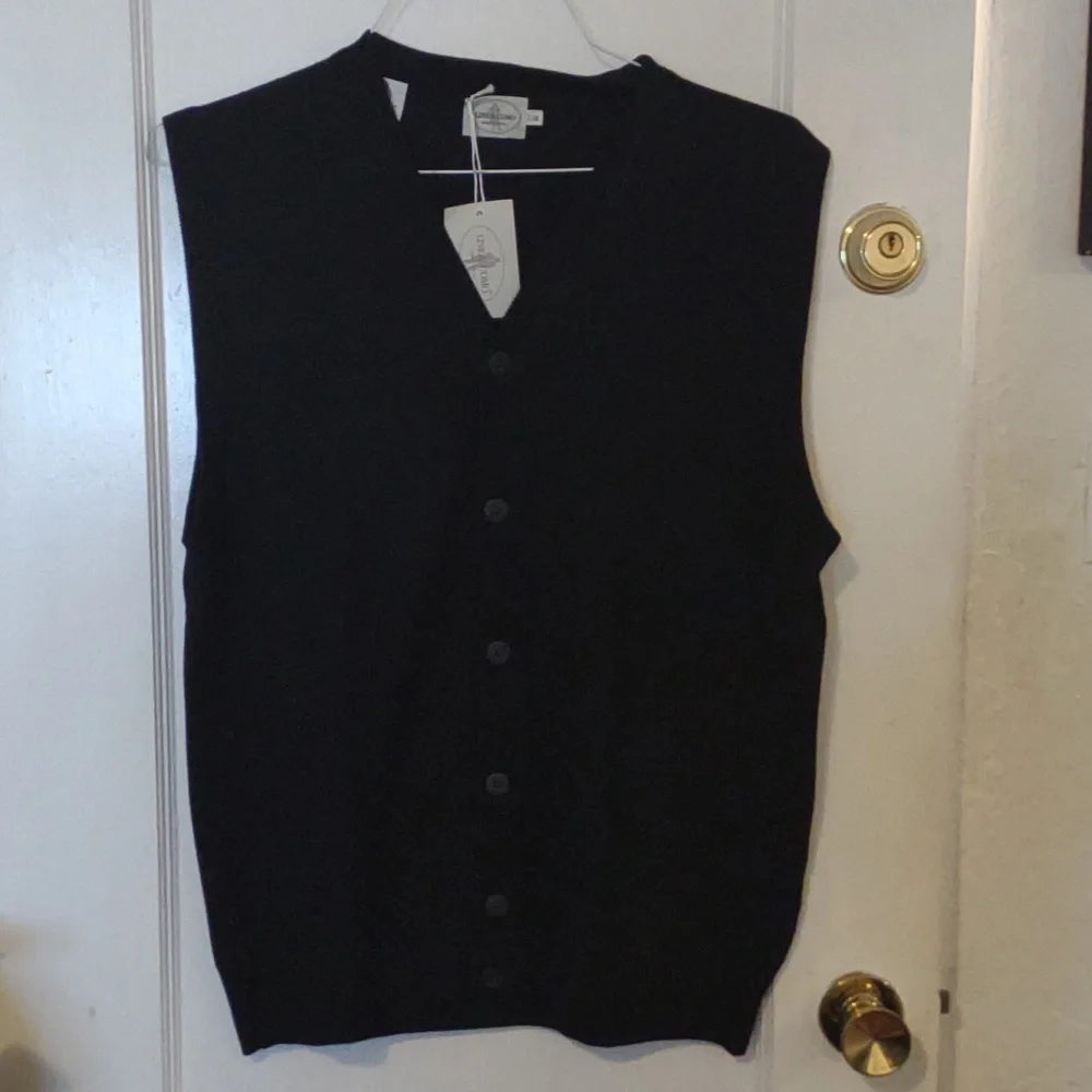 NWT Linea Uomo | Wool Button Down Sweater Vest - Picture 1 of 6